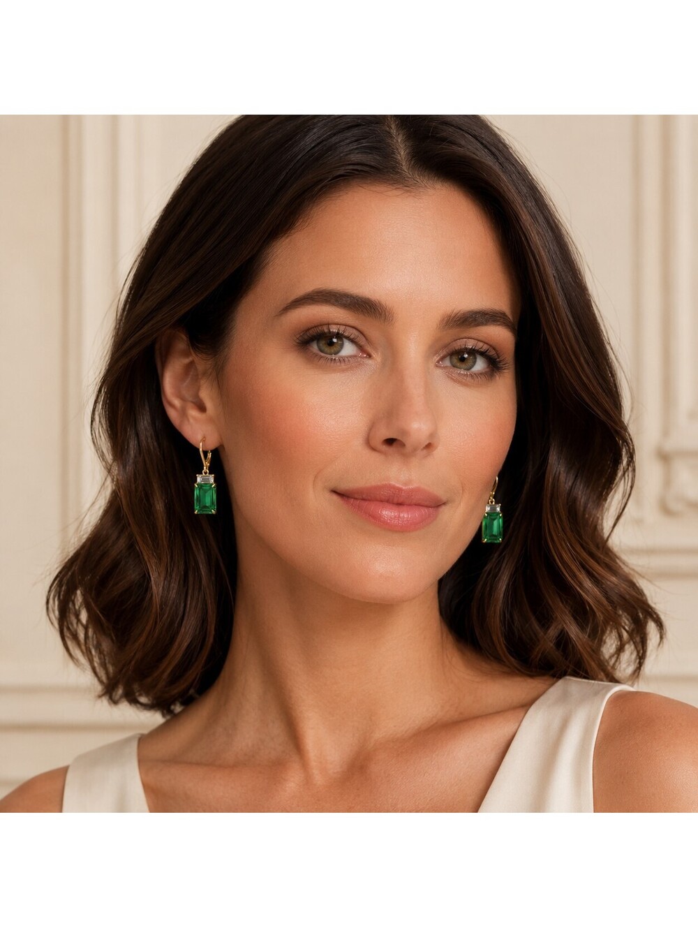 Lauren Ralph Lauren Gold-Tone Stone Drop Earrings